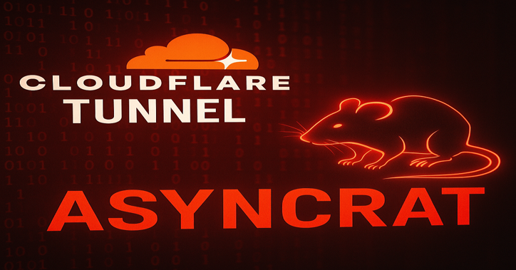 พบแฮกเกอร์ใช้ประโยชน์จาก Cloudflare Tunnel และใช้ AsyncRAT ในการโจมตี
